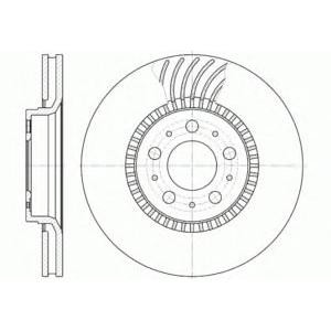 спирачен диск WOKING D6591.10