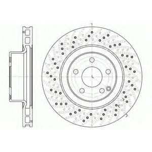 спирачен диск WOKING D6780.10