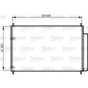радиатор за климатик VALEO 814234 