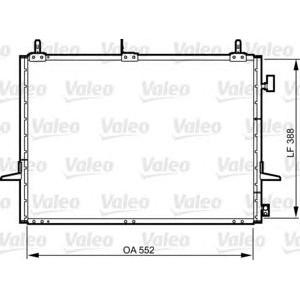 радиатор за климатик VALEO 814289 