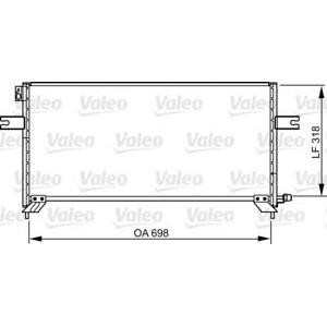 радиатор за климатик VALEO 814304