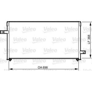 радиатор за климатик VALEO 814311 