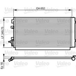 радиатор за климатик VALEO 814187 