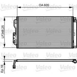 радиатор за климатик VALEO 814190 
