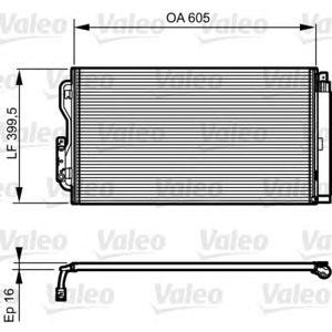 радиатор за климатик VALEO 814191 