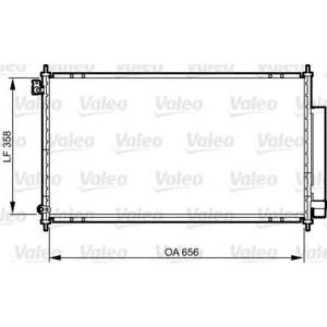 радиатор за климатик VALEO 814242 