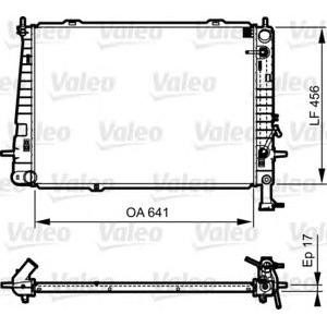 воден радиатор VALEO 735563 