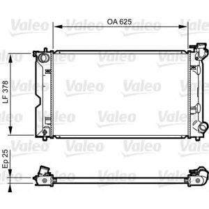 воден радиатор VALEO 735567 