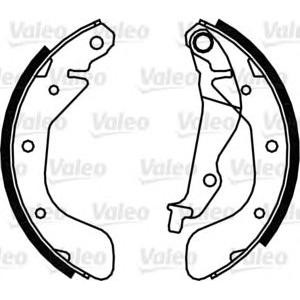 комплект спирачни челюсти VALEO 564080 