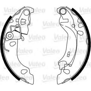 комплект спирачни челюсти VALEO 554817 