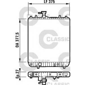 воден радиатор VALEO 232719 
