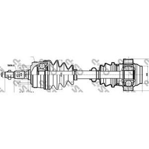 полуоска GSP 235003