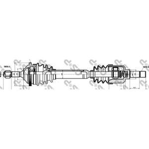 полуоска GSP 245009
