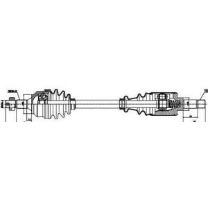 полуоска GSP 245023 