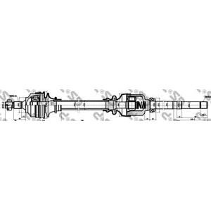 полуоска GSP 245104 