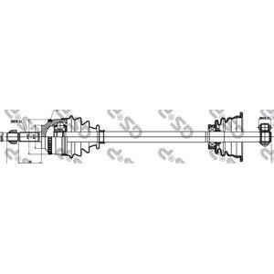 полуоска GSP 250009