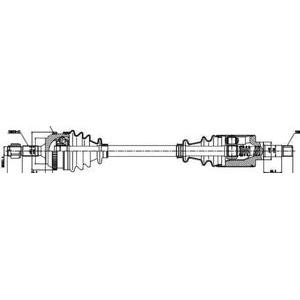 полуоска GSP 299006 