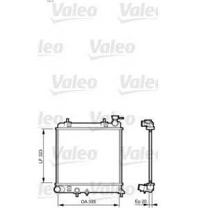 воден радиатор VALEO 734266 