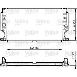 воден радиатор VALEO 735188 