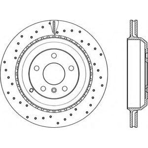 спирачен диск OPEN PARTS BDRS2297.25