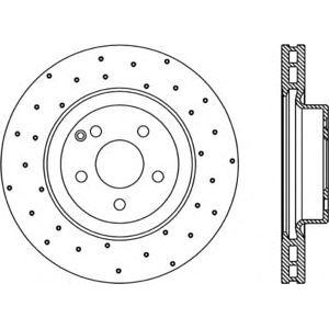 спирачен диск OPEN PARTS BDRS2298.25