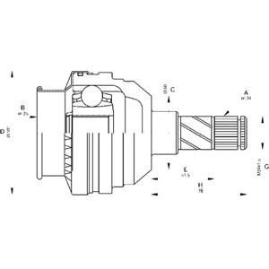 комплект каре за полуоска OPEN PARTS CVJ5405.20 