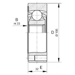 комплект каре за полуоска OPEN PARTS CVJ5411.20 
