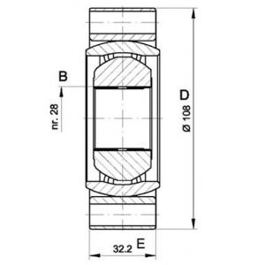 комплект каре за полуоска OPEN PARTS CVJ5415.20 