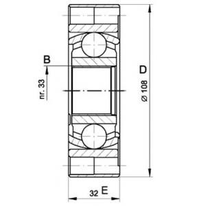 комплект каре за полуоска OPEN PARTS CVJ5418.20 