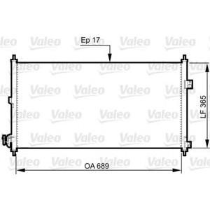 кондензатор, климатизация VALEO 814331