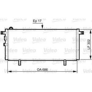 радиатор за климатик VALEO 817791 