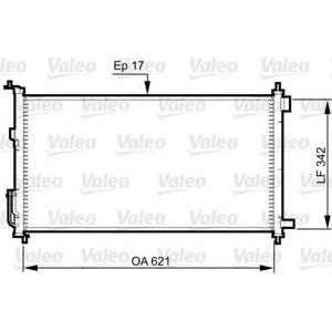 радиатор за климатик VALEO 817836 