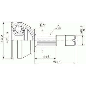 комплект каре за полуоска OPEN PARTS CVJ5018.10 