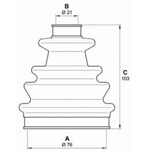 комплект маншон за каре OPEN PARTS SJK7006.00 