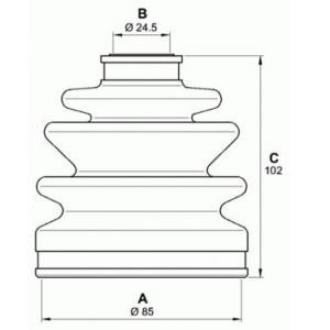 комплект маншон за каре OPEN PARTS SJK7024.00 