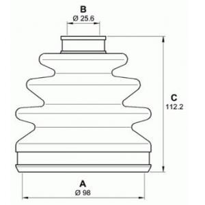 комплект маншон за каре OPEN PARTS SJK7094.00 