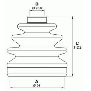 комплект маншон за каре OPEN PARTS SJK7157.00