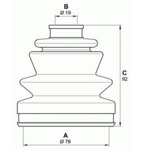 комплект маншон за каре OPEN PARTS SJK7171.00