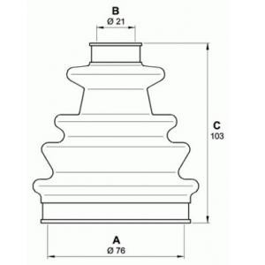 комплект маншон за каре OPEN PARTS SJK7247.00