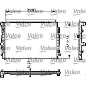 радиатор, охлаждане на двигателя VALEO 735559 