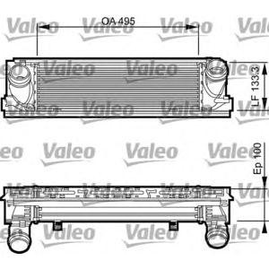 интеркулер (охладител за въздуха на турбината) VALEO 818261 