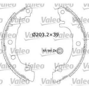 комплект спирачни челюсти VALEO 554702 