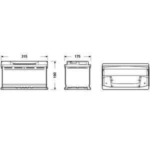 акумулатор EXIDE EB800
