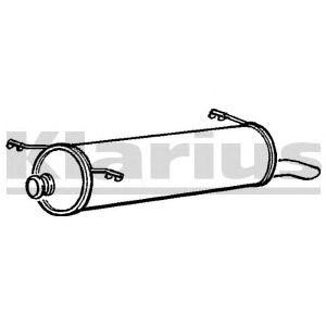задно гърне KLARIUS 220357