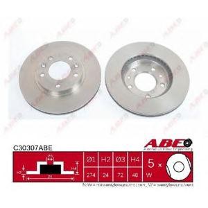 спирачен диск ABE C30307ABE