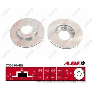 спирачен диск ABE C30326ABE