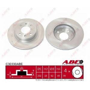 спирачен диск ABE C30330ABE