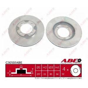спирачен диск ABE C30502ABE