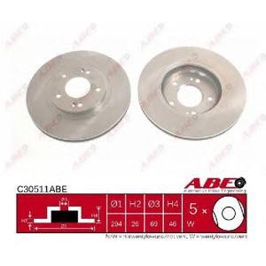 спирачен диск ABE C30511ABE
