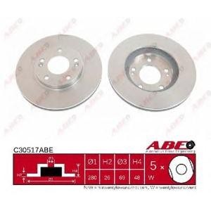 спирачен диск ABE C30517ABE